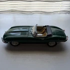 Vintage Polistil Jaguar XKE 4.2 Lit Diecast  1:16 Tonka Convertible Green Italy