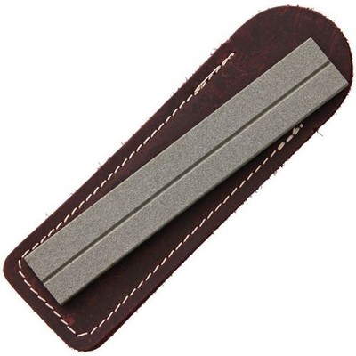 Eze-Lap 6'' x 1'' x 0.25'' Medium 400 Grit Diamond Sharpening Stone 400 - 46M