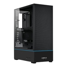 Lian-Li SUP01 RGB Tempered Glass ATX Small Tower Computer Case, Black