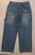 Vintage Y2K Bugle Boy Millennium Baggy Carpenter Jeans Size 38x32 90s Skater 77