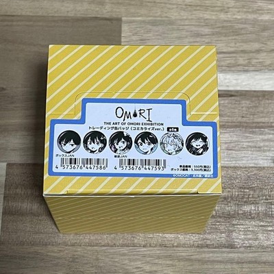 Omori Exhibition Goods Trading Can Badge Comicalized Version All 6 Types