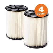 Genuine General Debris Pleated Shop Vacuum Filter Replacement for Most 5-16 Gal.