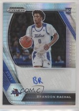 2021-22 Panini Prizm Draft Picks Hyper Brandon Rachal #DP-BRA Auto 0l1