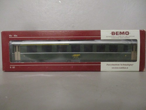 BEMO HO m 32441 111 RhB AB 1561 VERDE VAGÓN DE PASAJEROS 2oC BERNINA EXPRESS | Condition: Occasion