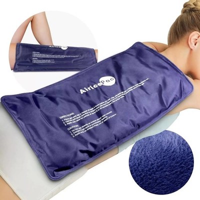 Extra Large Gel Flexible Back Ice Packs for Injuries Reusable 11 x 20  Cold Pack