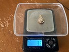 14KT GOLD 8 ROUND & 26 BAGUETTE DIAMOND CLUSTER PENDANT — photo 5