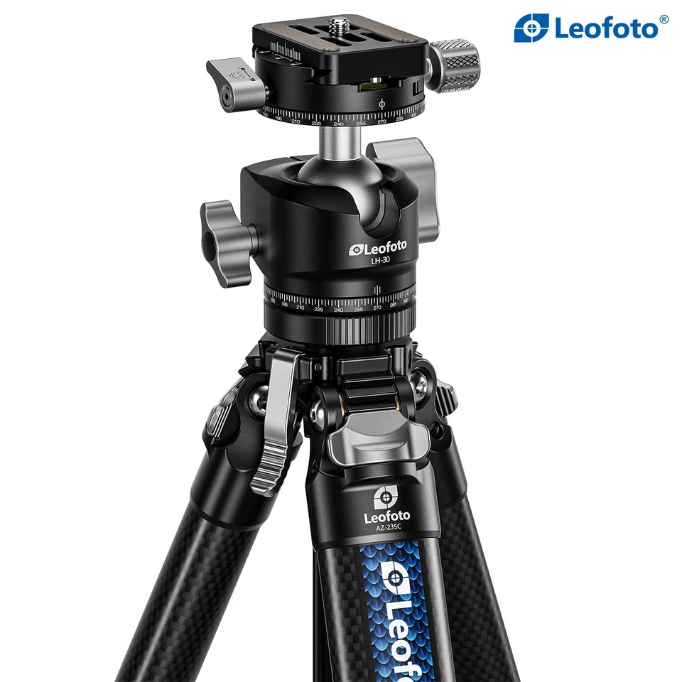 Leofoto AZ-235C+LH-30R Tripod with Ball Head Shaped Column Carbon Fiber Tripod - Image 4 of 4