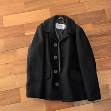SCHOTT BROS. US 740N PEACOAT Size 40 Black