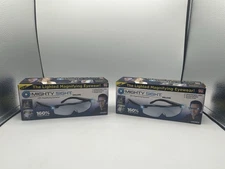Ontel Mighty Sight Deluxe LED Magnifying Eyewear - 2 Sets Of Glasses
