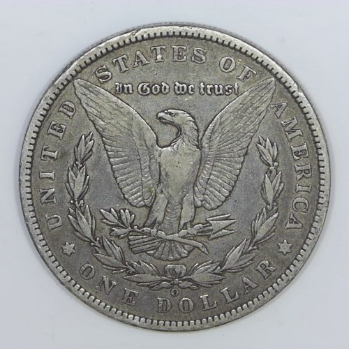*BETTER DATE* 1897-O Morgan Silver Dollar 90% US $1 Coin XF d838 - Picture 2 of 2