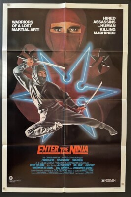 Enter the Ninja Movie Poster Sho Kosugi Martial Arts 1981