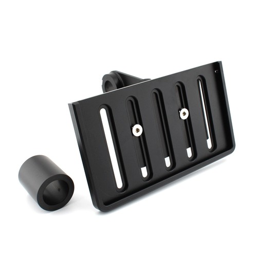 Motorcycle Black Side Mount License Plate Bracket Holder Kit For Harley Softail - Picture 5 of 11