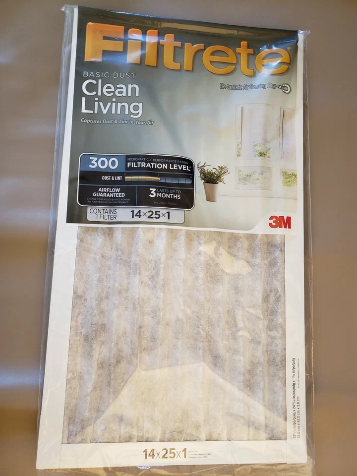 Filtrete 304DC-6 Dust Reduction Filter, 25 in L x 14 in W x 1 in T 6 PACK - Image 2 of 4