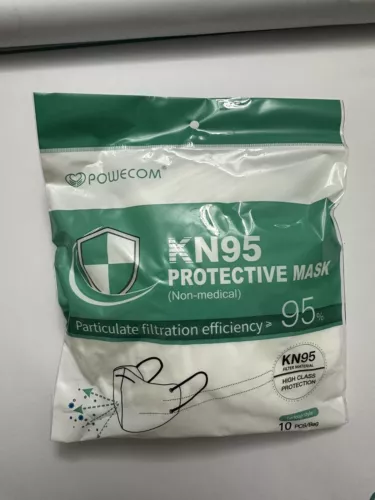 KN95 Face Mask Protective With Filtration For Adult 1000 Pack ( 10pcs in pack )