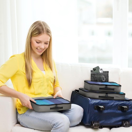 Cubos de Embalaje para Maletas OW-TRAVEL Mochila Equipaje de Viaje Organizador Bolsas Conjunto - Imagen 13 de 28