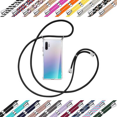 Handykette (S) für Samsung Galaxy Note 10 Plus (N975, 6.8'') Umhängehülle + Band