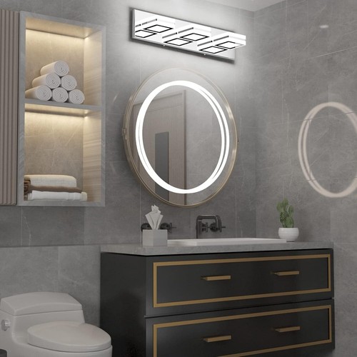 Vanity Light Fixtures 3 Lights Up and Down LED Modern Bathroom - Picture 19 of 31