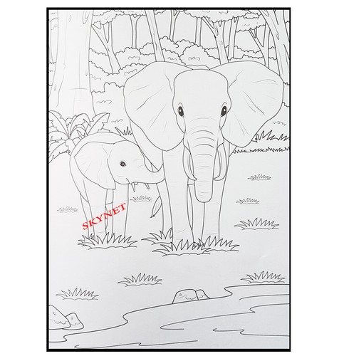 Adult Or Kids Colouring Book Books For Children For Adults Anti-Stress Relief - Picture 86 of 973