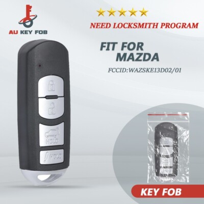 Smart Remote Key ID49 Chip for Mazda CX-9 CX-5 2016 2017 2018 2019 Fob SKE13D01