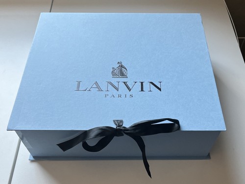 Lanvin Paris Grey Ankle Suede Wedge Boots 8.5 US/38.5 EU Buckle Detail Beautiful - Picture 17 of 18