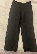 Calvin Klein Boys Formal Black Dress Pants Size 10 Regular