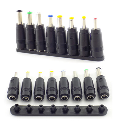 1Set 8PCS Universal AC DC Power Adapter Plug Charger Tips For PC ...