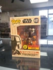 Funko Pop! Star Wars The Mandalorian with Dark Saber Glows GITD #491 Exclusive