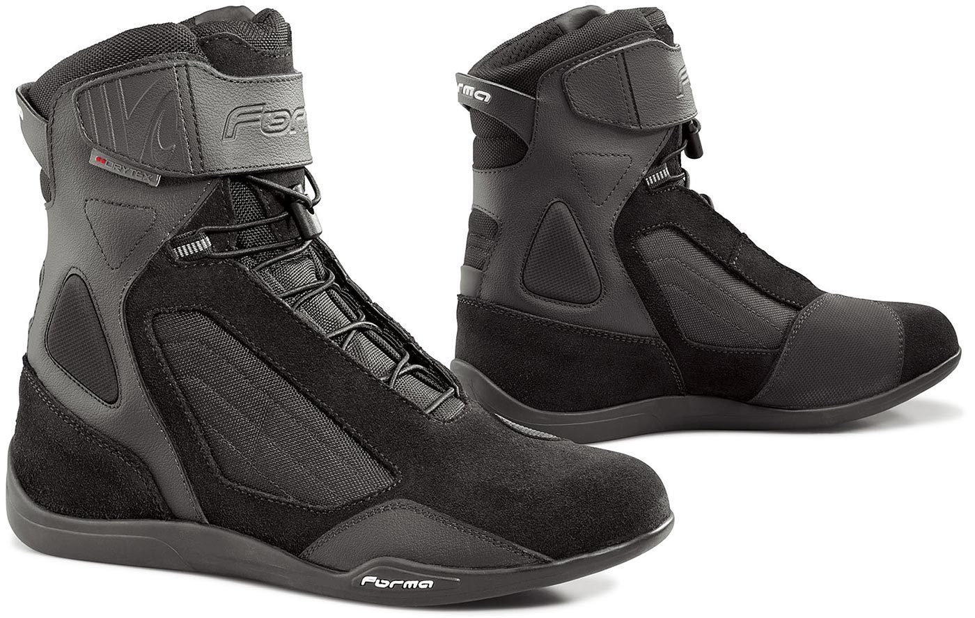 Chaussures homme en cuir moto FORMA Twister noir taille 38
