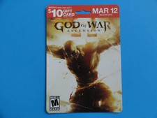 PLAYSTATION 3 GOD OF WAR BLOCKBUSTER VIDEO PRE-ORDER SHELF BACKER CARD -NO GAME