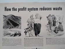 Union 76 Print Ad Original Vtg 1948 Unocal Gasoline Oil CA Capitalism Profit US