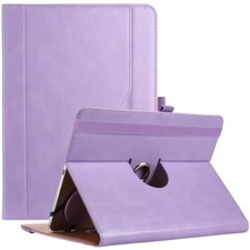 9"-10.1" Inch Universal Tablet Case, Protective Cover Stand Folio Light Purple