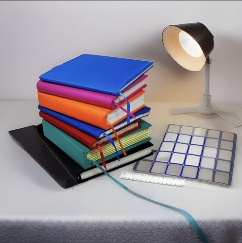 New Stretchable Jumbo Book Covers 7 Pack Individual Colors Book Suits Washable - Picture 2 of 14