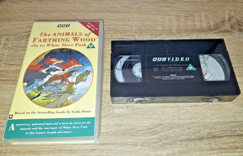 The Animals Of Farthing Wood VHS Vol 3 On To White Deer Park New Sealed Rare PAL
