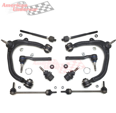 2010-2014 Ford Raptor F150 Lifetime Control Arm Ball Joint Tie Rod Kit SVT 6.2L