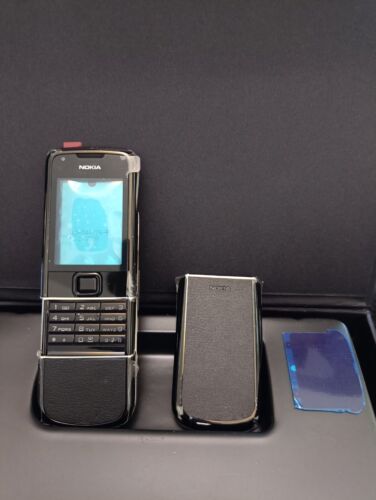 RARE- NEW Nokia 8800 Sapphire Arte Black 8800e-1 Parts Full Housing Covers Cases