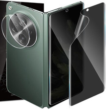 For OnePlus Open Privacy Screen Protector Front With Camera Lens Protector