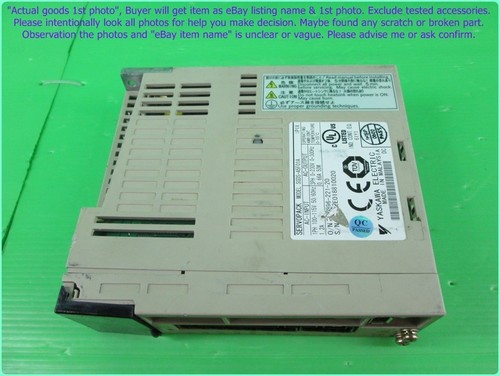 Yaskawa SGDS-A5F01A, Servo Driver 50W 100V as photo, sn:0020. - Imagen 9 de 9
