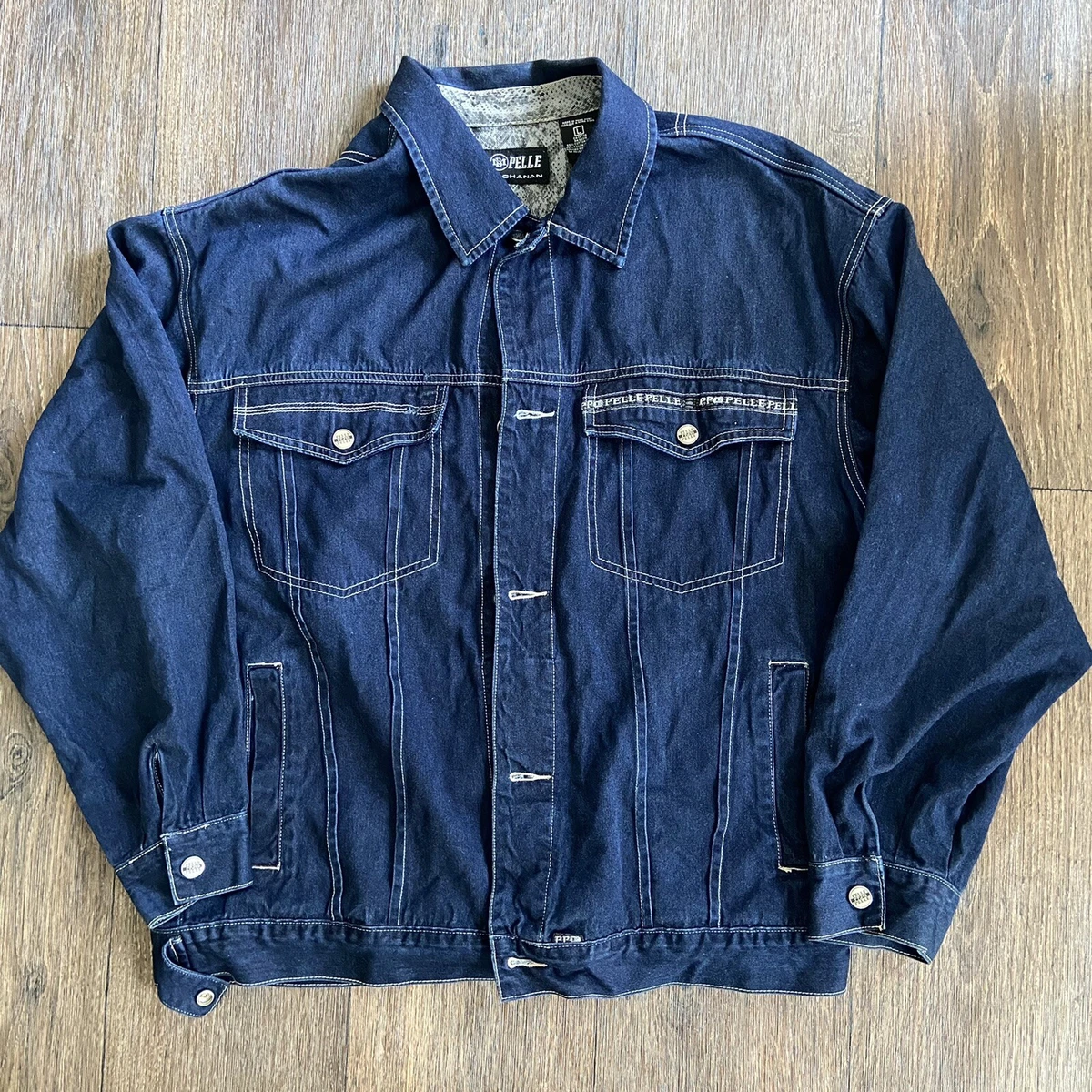Pelle pelle jean jacket sale