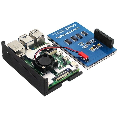 Aluminiumlegierung Fall 3.5 inch Display Case + LCD Screen für Raspberry Pi 4B A - Bild 10 von 11