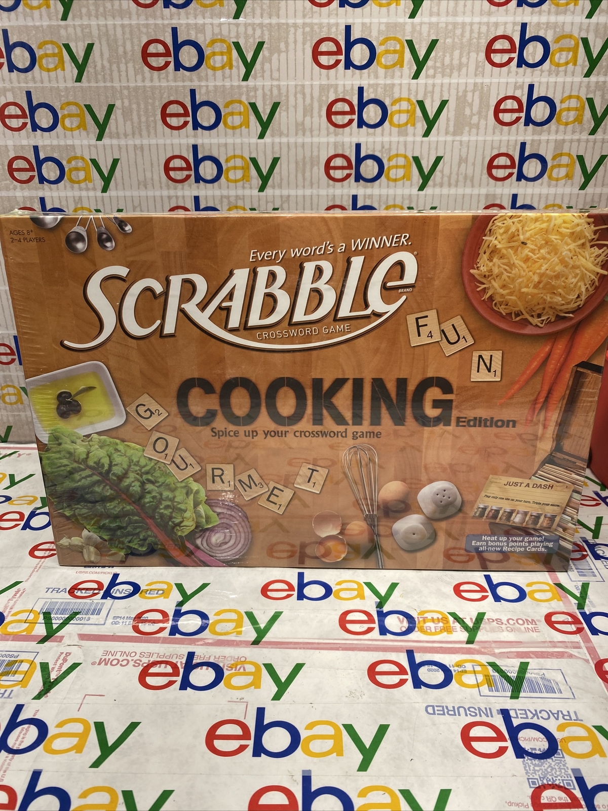 Scrabble Crossword Game 2011 Cooking Edition FACTORY SEALED Hasbro Food