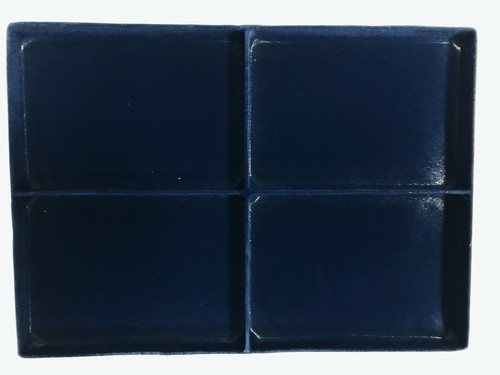 Alu-Großer-Münzkoffer-Diamant Look-&-münztableaus IN Blu Rosso Scuro - Foto 151 di 171