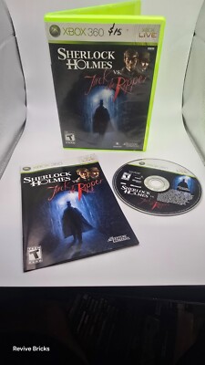 Sherlock Holmes vs. Jack the Ripper Microsoft Xbox 360, 2010 CIB Complete Tested