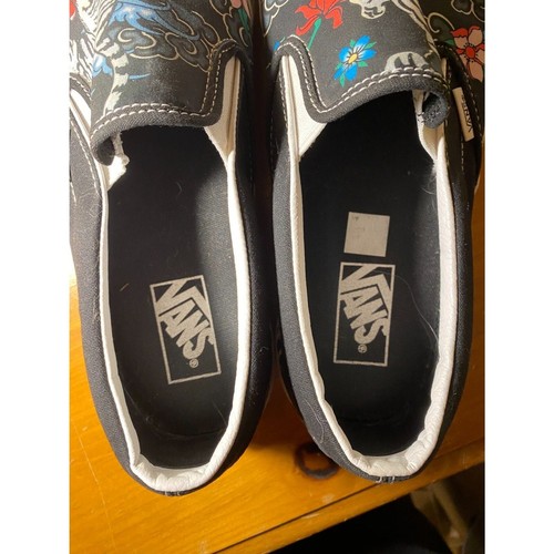 Rare Vans Slip-On Tiger Floral Tattoo Print Sneakers Men's 11 - 2023 Limited - Imagen 8 de 10