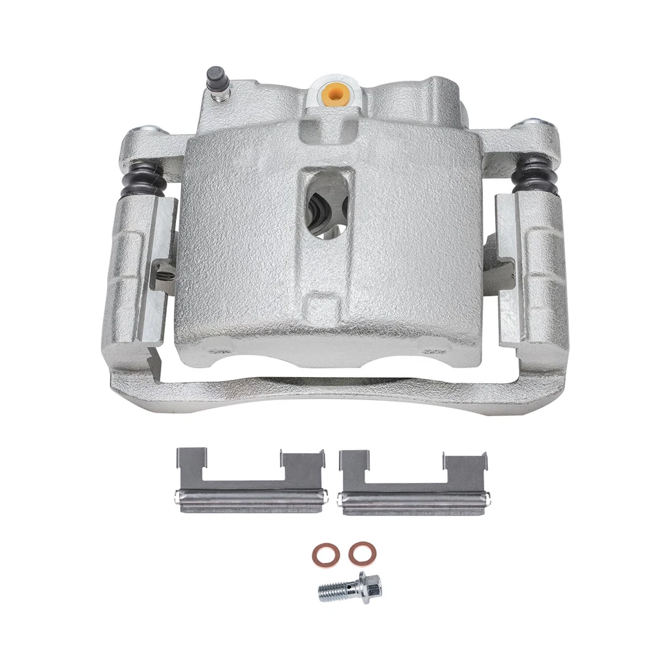 Pinza de freno y pastillas de freno de rotores perforados delanteros de 12"" para GMC Savana 1500 Tahoe Foto 4 de 4