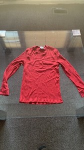 Vintage Calvin Klein Men XL Base Layer Pants Red Thermal Nylon Spandex Pajamas