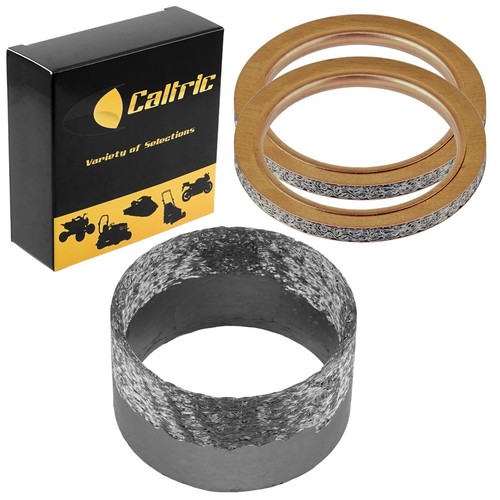 Caltric Exhaust Pipe Muffler Gaskets – Fits Yamaha Raptor 700 2006-2012 Models