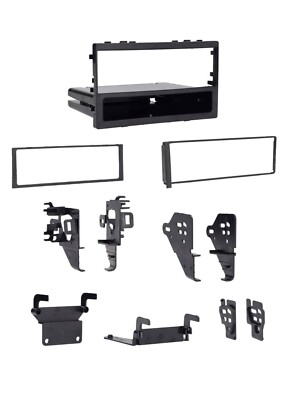 Metra - Dash Kit for Select 1988-2006 Acura, Honda and Isuzu Vehicles - Black
