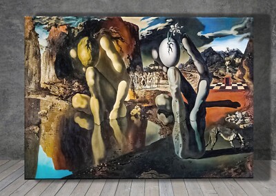 Salvador Dali Metamorphose des Narzisses LEINWANDMALEREI KUNSTDRUCK POSTER 1566