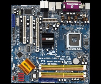 ASRock 4Core1333-FullHD DDR2800. Intel LGA775/Socket T. Motherboard