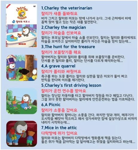 Charley & Mimmo Band 2 Kinder Englisch 5 DVD & 5 CD Englisch-Koreanisches Skript Set - Bild 9 von 13